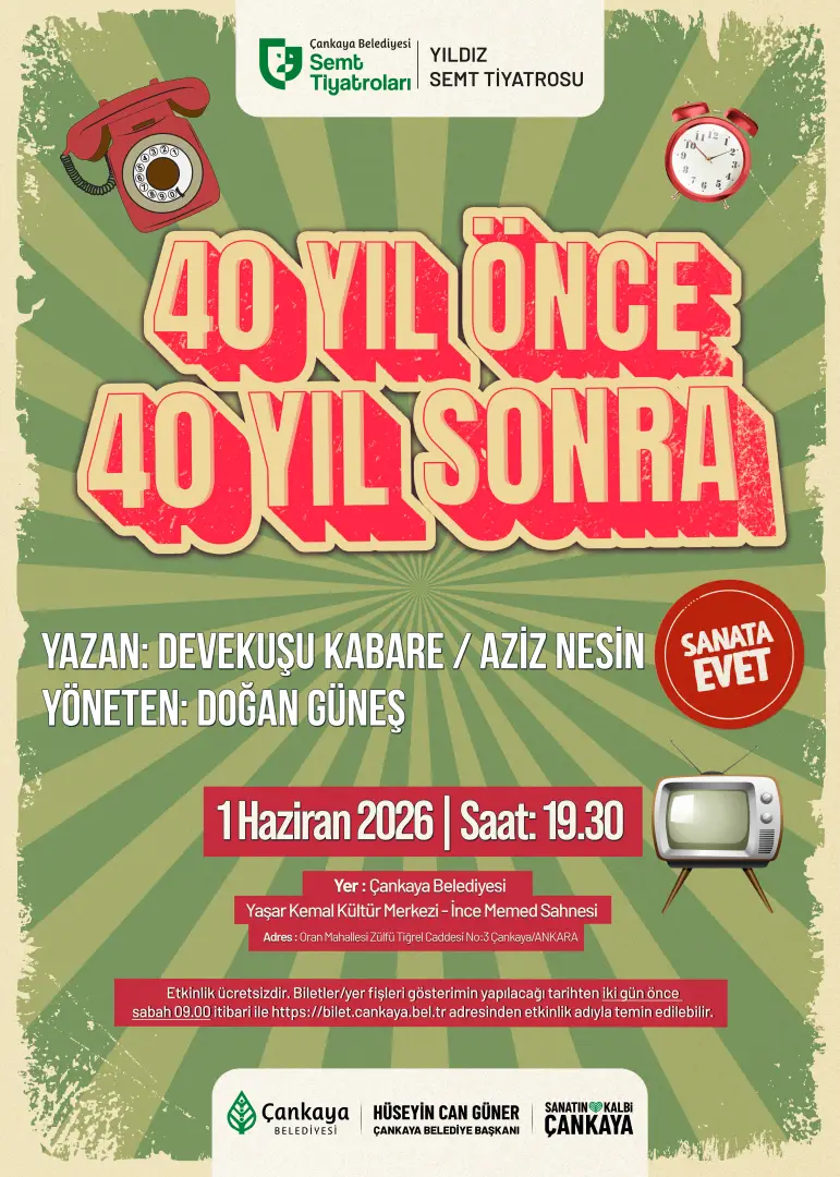 40 YIL ÖNCE 40 YIL SONRA