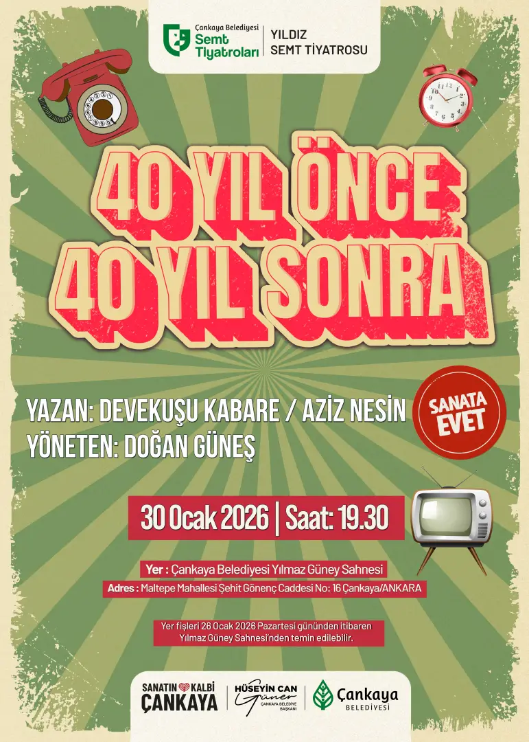 40 YIL ÖNCE 40 YIL SONRA