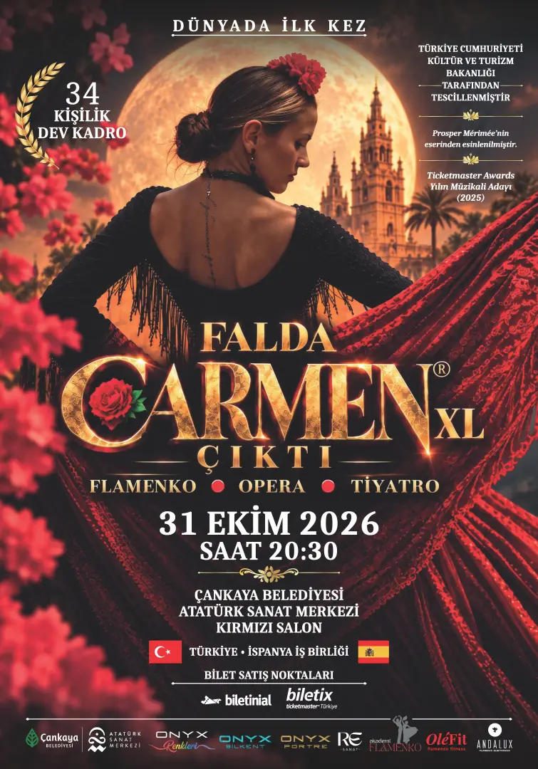 Falda CARMEN Çıktı XL Müzikali