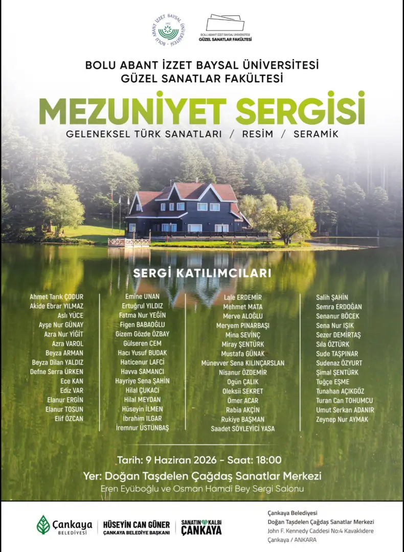 ABANT İZZET BAYSAL ÜNİVERSİTESİ MEZUNİYET SERGİSİ