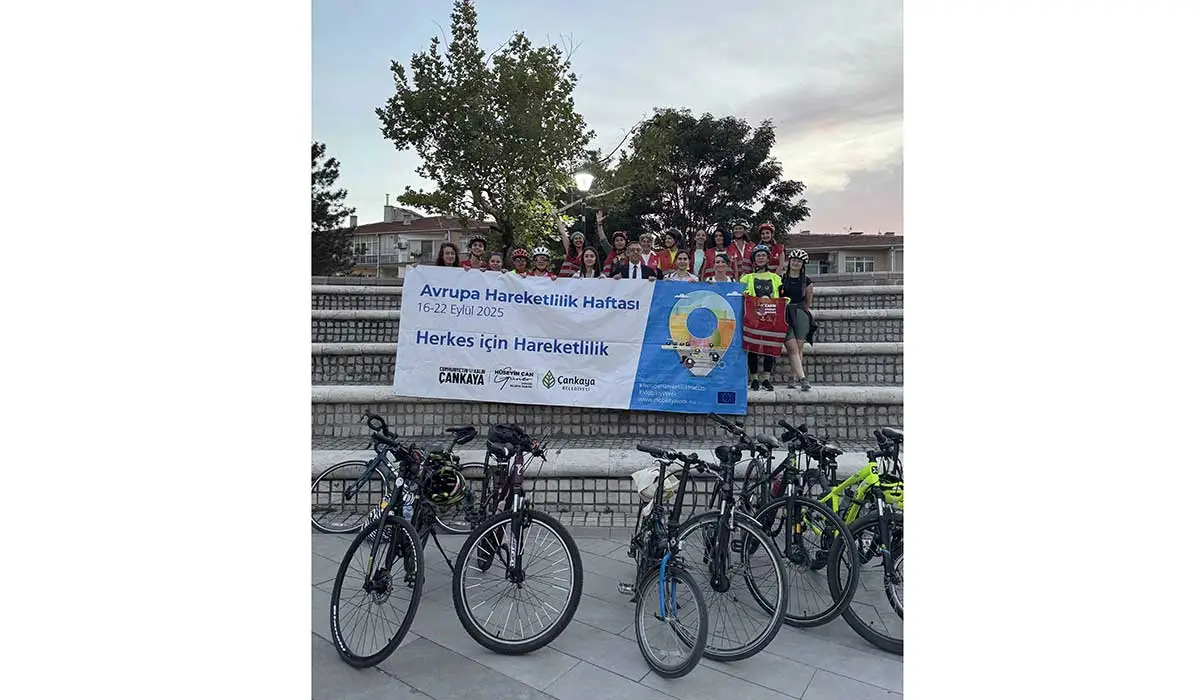 Çankaya'da Avrupa Hareketlilik Haftası Pedalla Başladı haber görseli