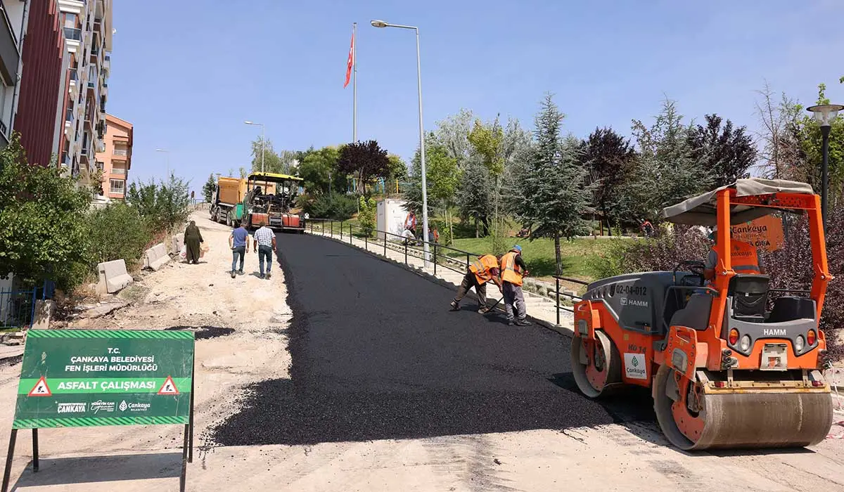 Çankaya'da Asfalt Çalışmaları Hız Kesmiyor haber görseli