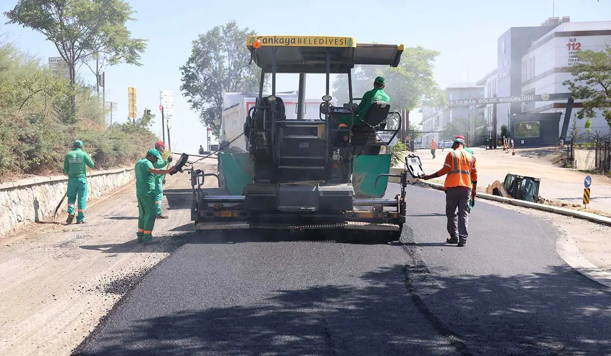 Çankaya'da Asfalt Çalışmaları Devam Ediyor haber görseli