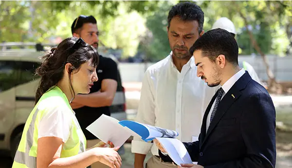 Başkan Güner Güvenpark Yenileme Çalışmalarını İnceledi haber görseli