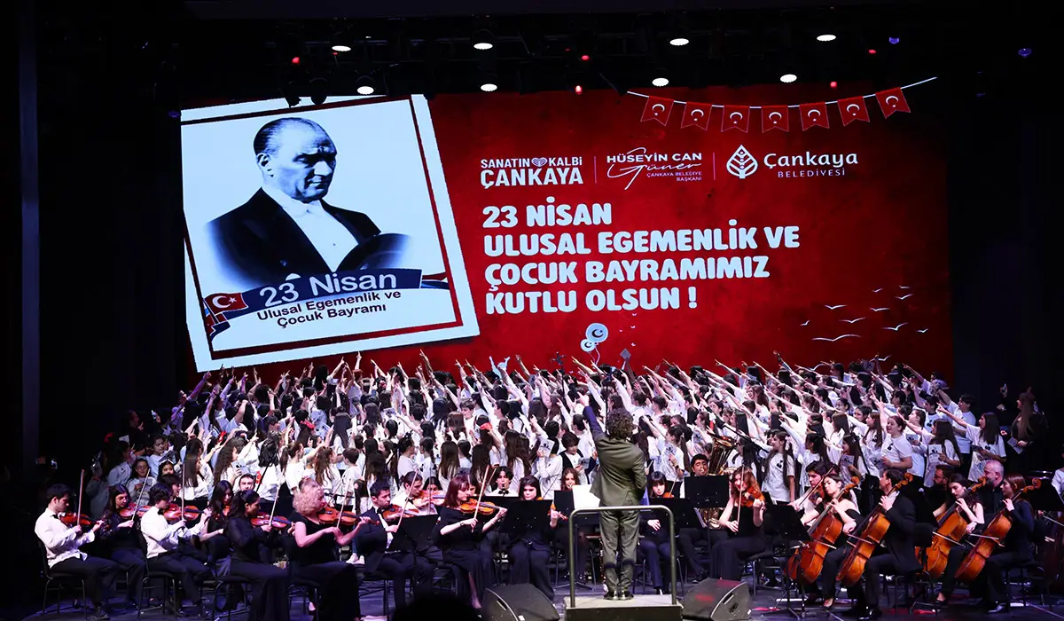 Çankaya’da Dopdolu Bir 23 Nisan haber görseli