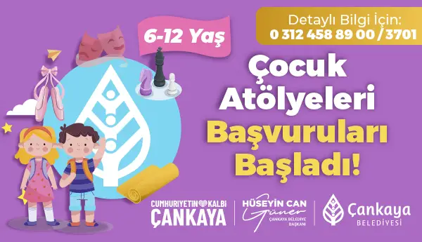 Çankaya Belediyesi Çocuk Atölyelerine Başvurular Başladı haber görseli