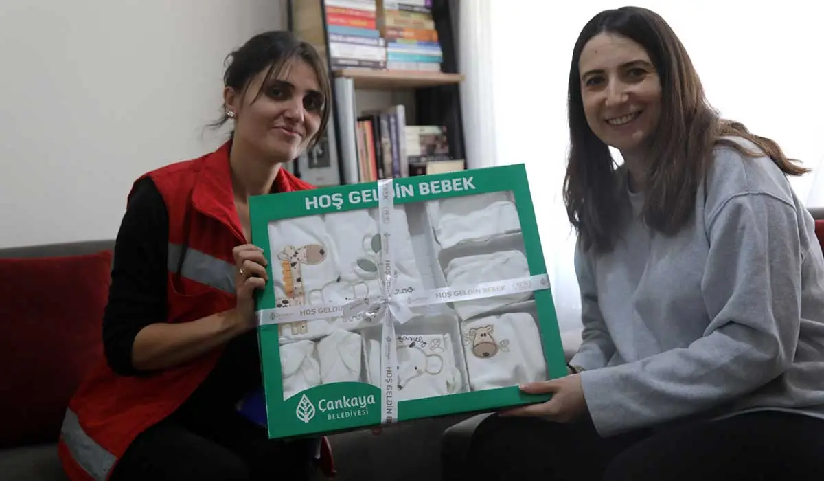 Çankayalı Bebeklere "Hoş Geldin" Hediyesi haber görseli