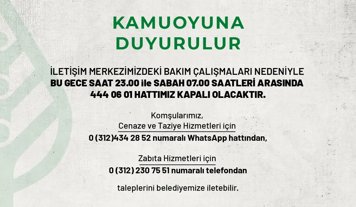 Kamuoyuna Duyurulur haber görseli