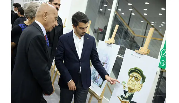 Yaşar Kemal Karikatür Ve Fotoğrafları Sergisi Açıldı haber görseli