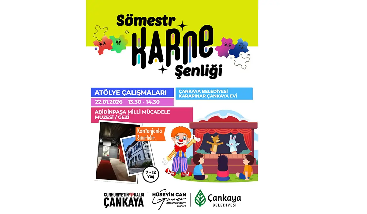 Çankaya’dan Çocuklara “Sömestr Karne Şenliği” haber görseli