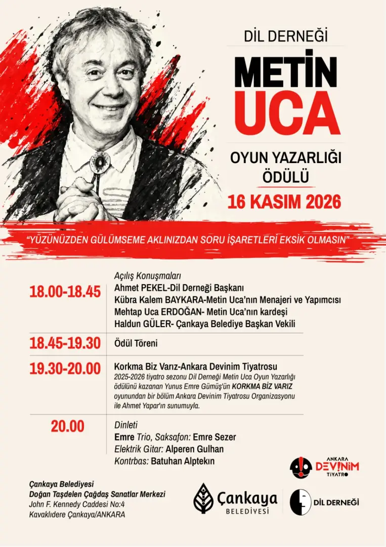 Metin Uca Ödül Yazarlığı Ödülü