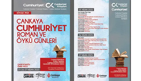Çankaya'da Roman Ve Öykü Günleri Başlıyor haber görseli