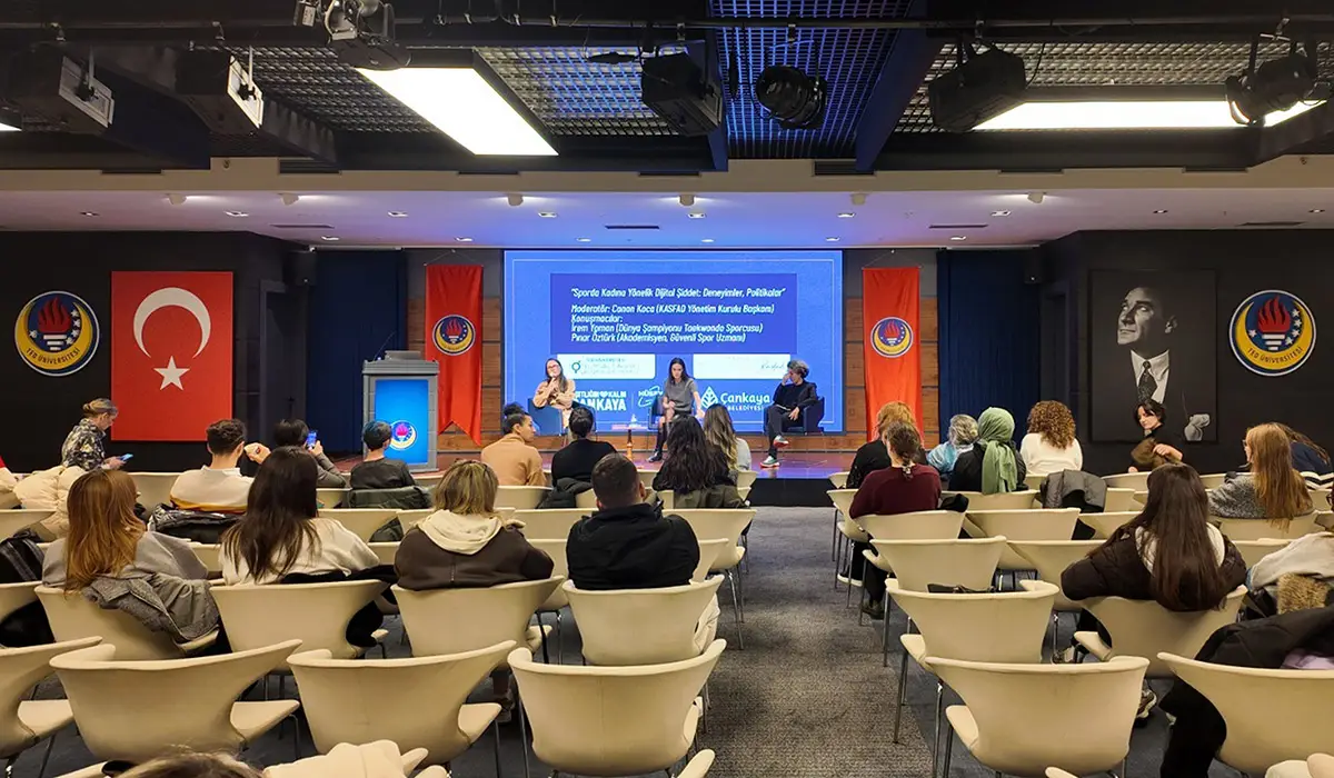 Çankaya’da “Sporda Kadına Yönelik Dijital Şiddet” Paneli haber görseli