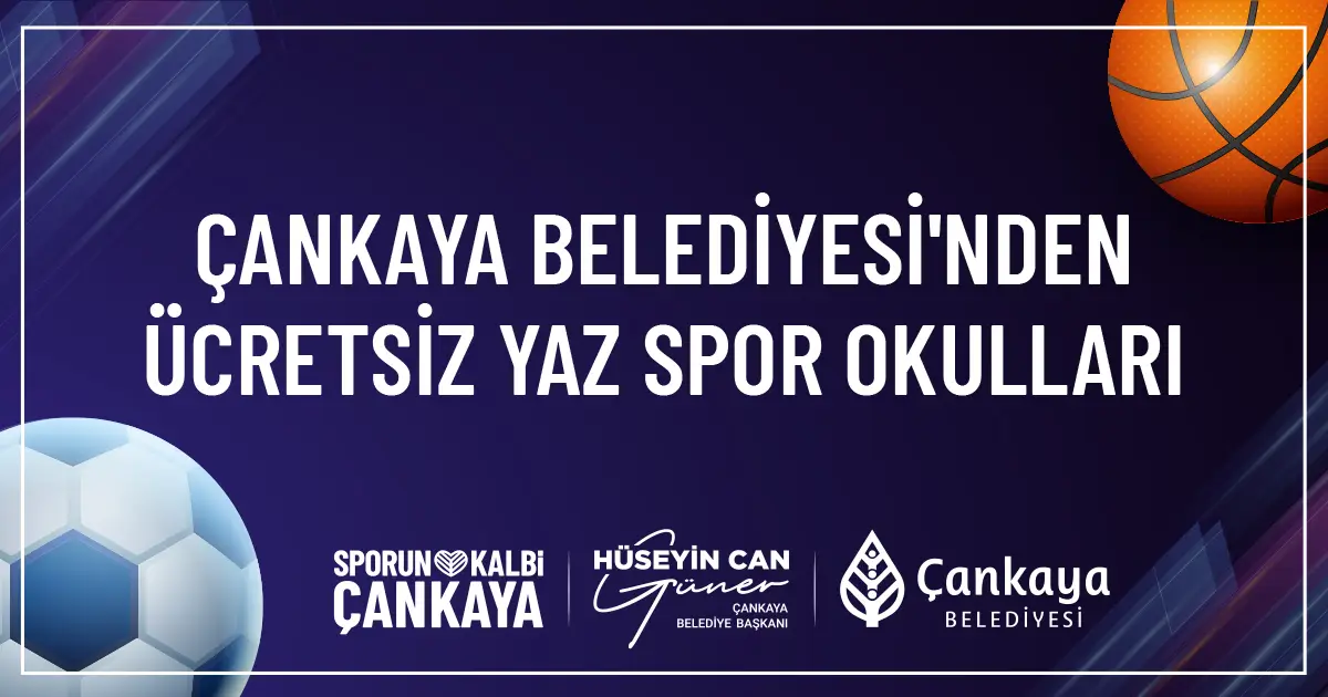 Çankaya Belediyesi'nden Ücretsiz Yaz Spor Okulları haber görseli