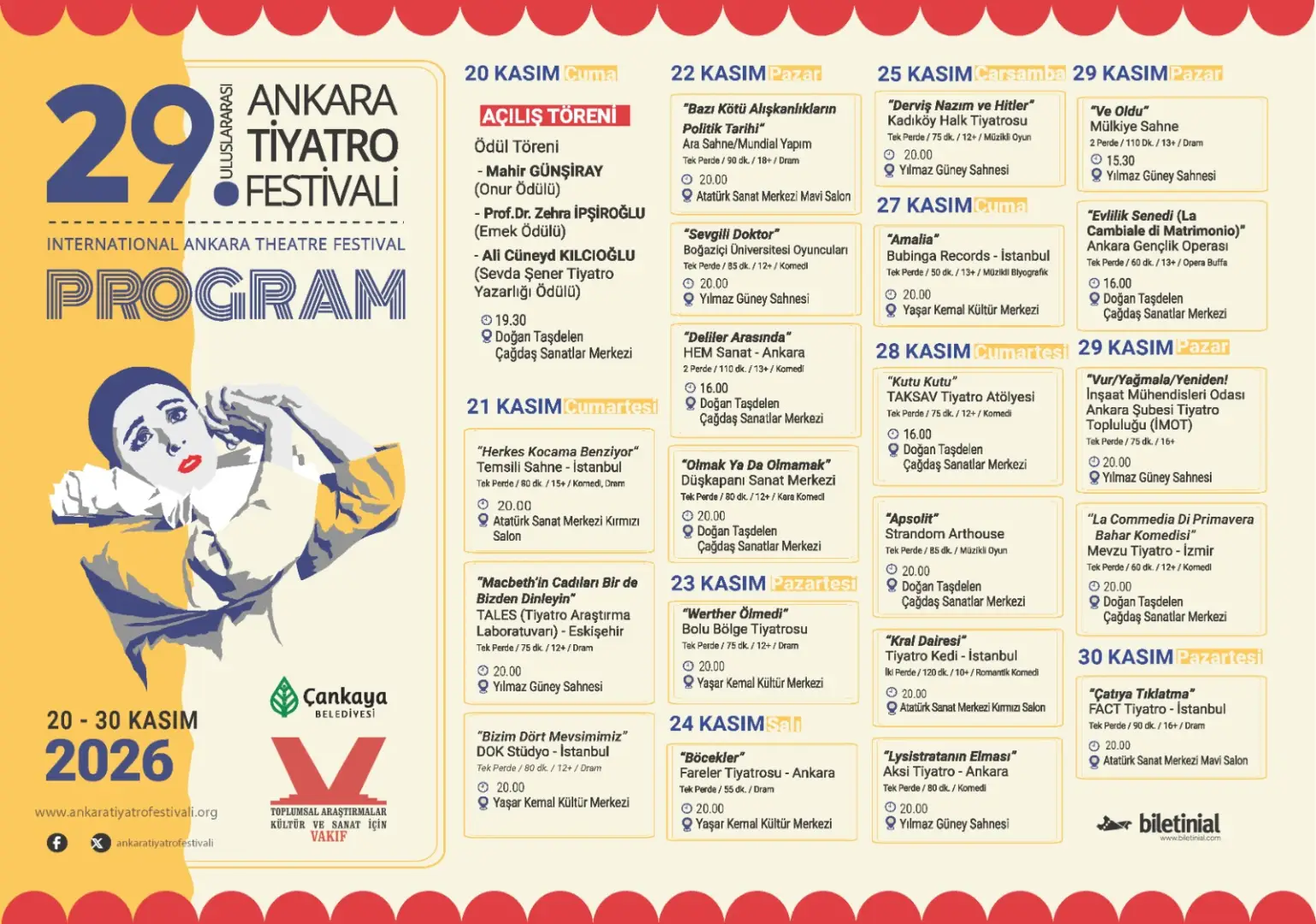 29. Uluslararası Ankara Tiyatro Festivali